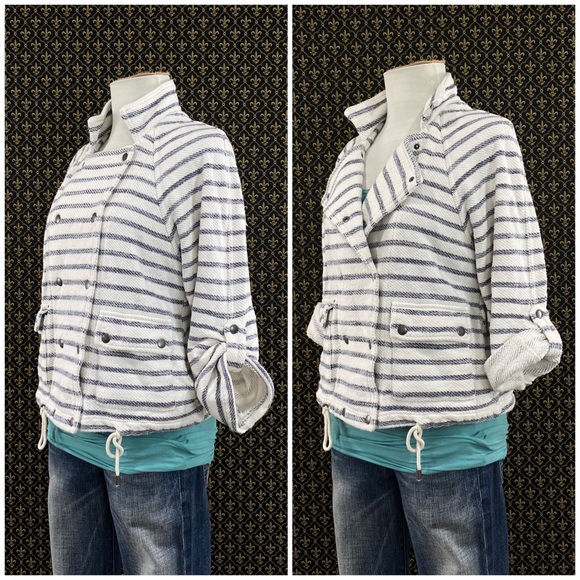 Anthro “Striped Sweater Jacket” by Dolan - Picture 16 of 16